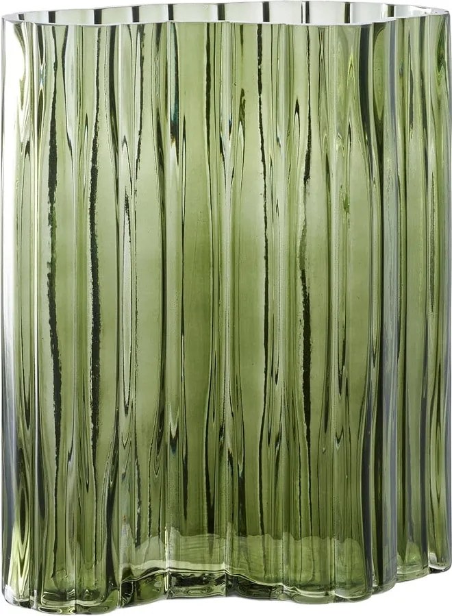 Zöld üveg váza (magasság 26,5 cm) – House Nordic