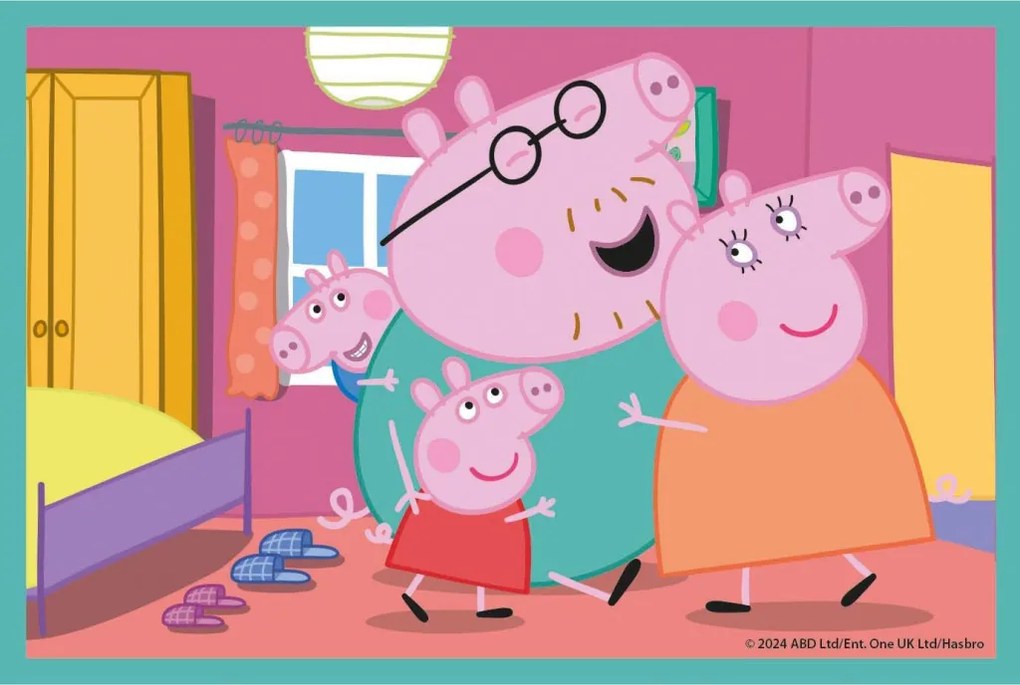 Peppa malac Duck Pond mesekocka 6 db-os Clementoni