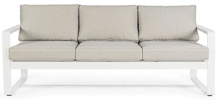 Fehér alumínium kerti kanapé Merrigan – Bizzotto