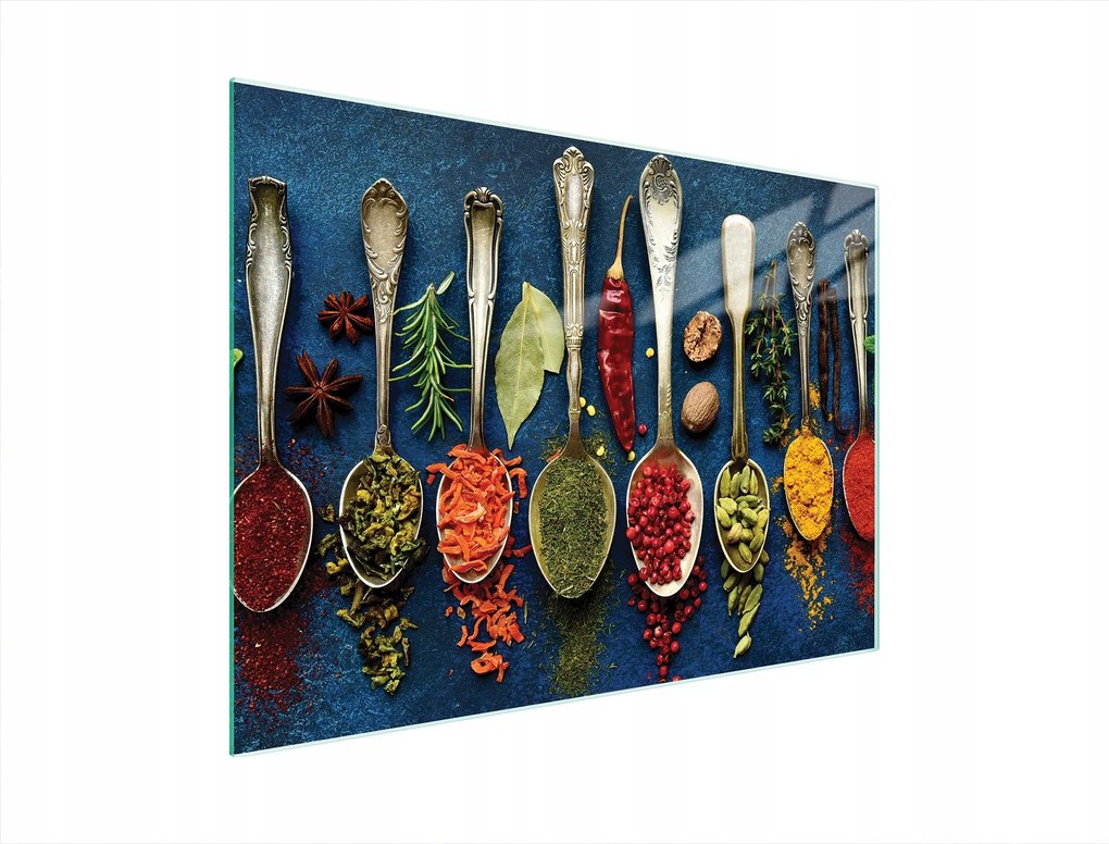 Üveg Vágódeszka 40x30 Fűszerek Edzett Üveg