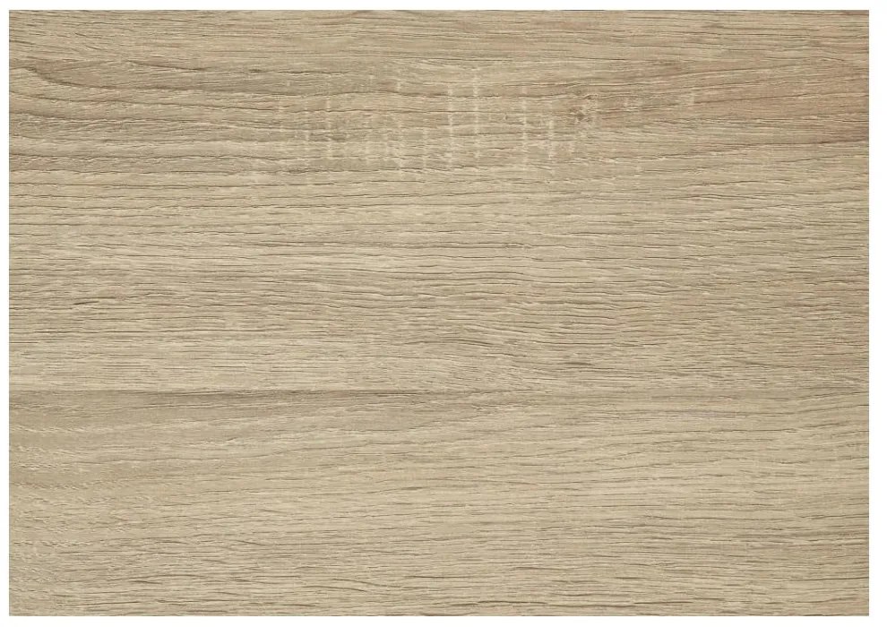 Fekete-natúr színű könyvespolc tölgyfa dekorral 77x185 cm Seaford – Actona