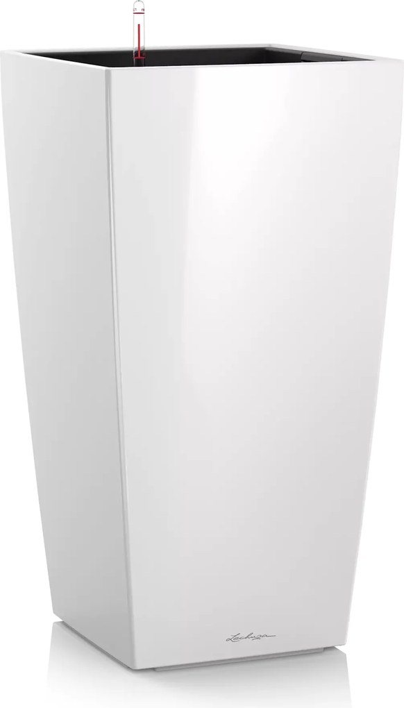 Lechuza virágtartó Cubico Premium 40 önöntöző Fehér Fényes