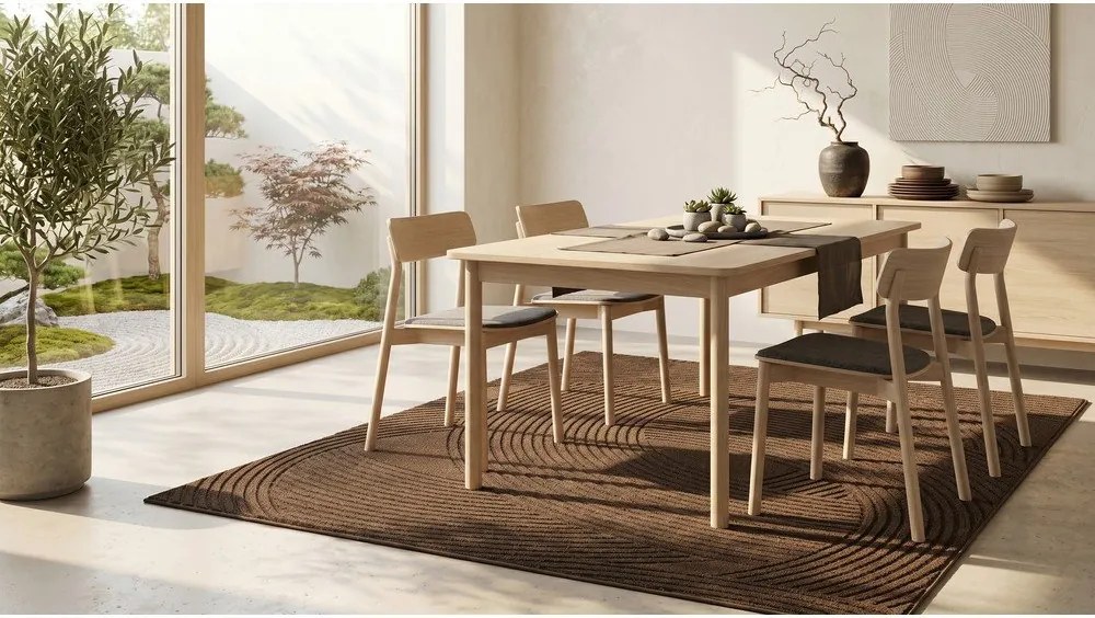 Barna szőnyeg 160x230 cm Zephyr – ESTE
