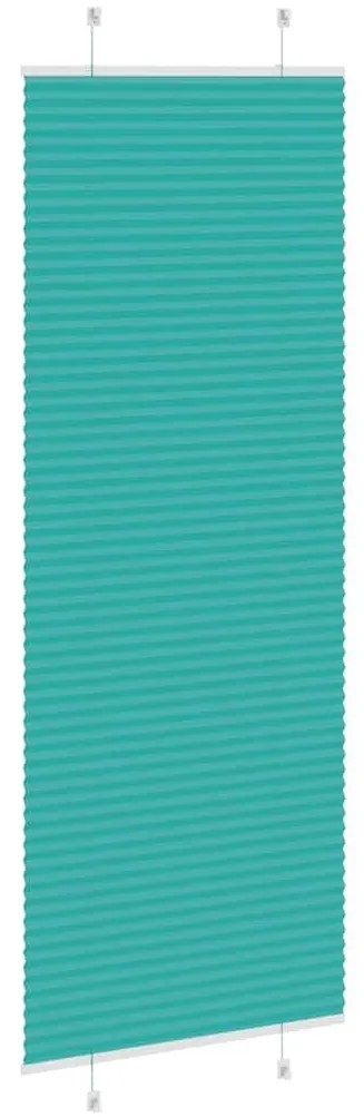 pliszírozott redőny Benzinzöld 80x200 cm szövetszélesség