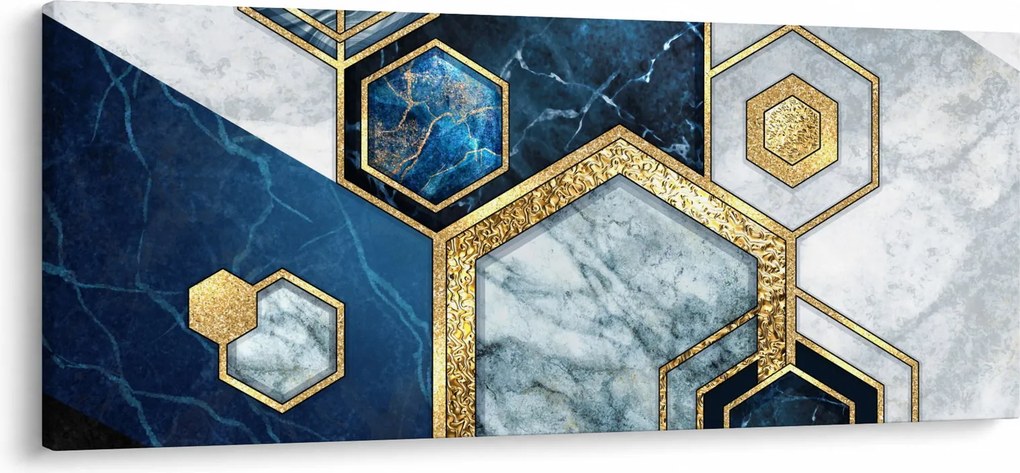 Kép - Márvány hatszögek (120x50 cm)