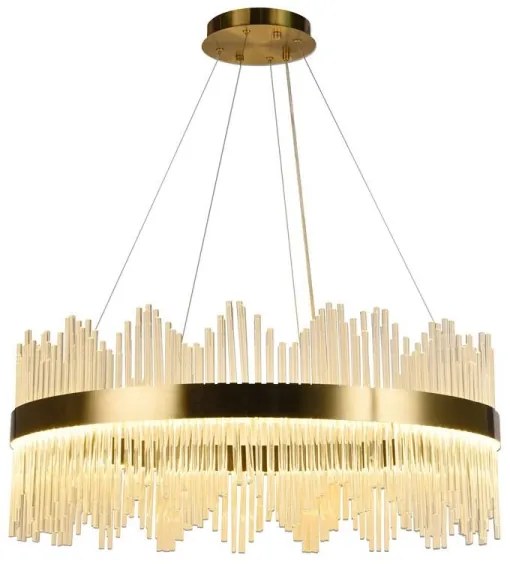 LED állítható fényerőjű lámpa kábelre LED/110W/230V 3000-6500K arany + DO