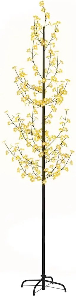 vidaXL LED-es cseresznyevirágfa 368 meleg fehér LED-del 300 cm