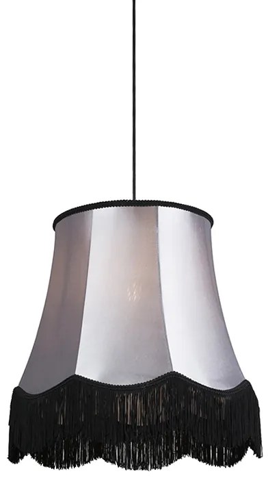 Retro lógólámpa fekete szürkével 45 cm - Granny