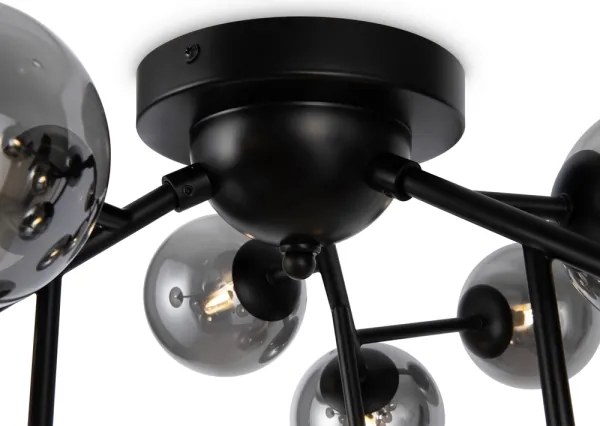 Maytoni MOD545CL-12B - DALLAS mennyezeti lámpa 12xG9/28W/230V fekete/füstszínű