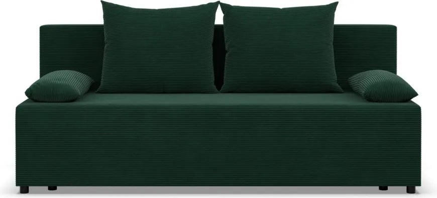Nobu kanapé, kordbársony, zöld