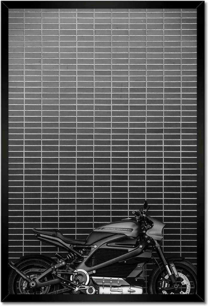 Poszterek keretben 40x60 Harley Davidson Motorkerékpár