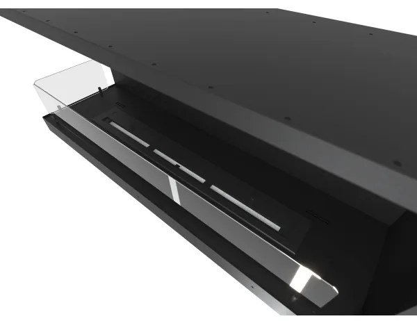 InFire - Sarok BIO kandalló 110x45 cm 3kW fekete