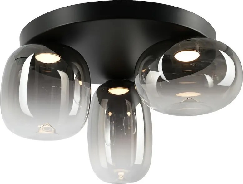MILAGRO ML1412 VASO Glamour Mennyezeti Lámpa Fekete LED IP20