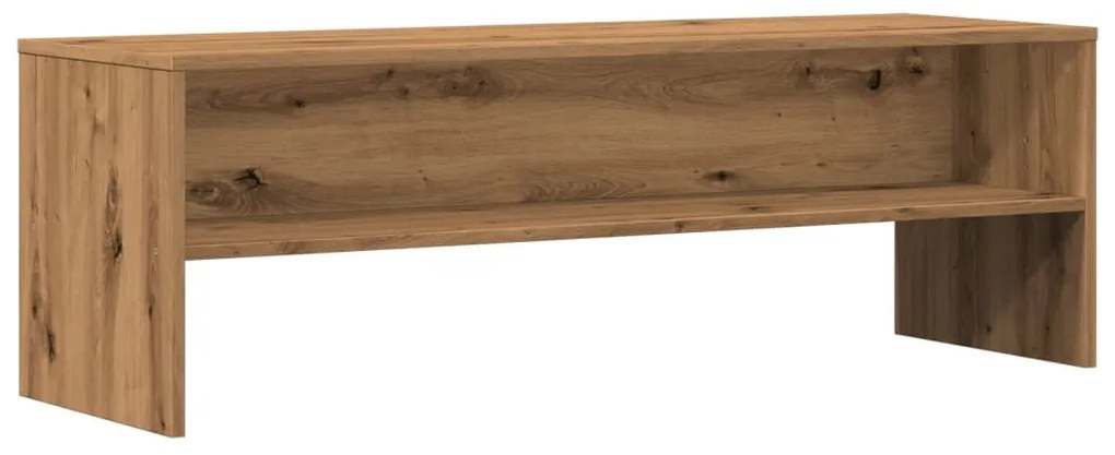 kézműves tölgy színű szerelt fa TV-szekrény 120 x 40 x 40 cm
