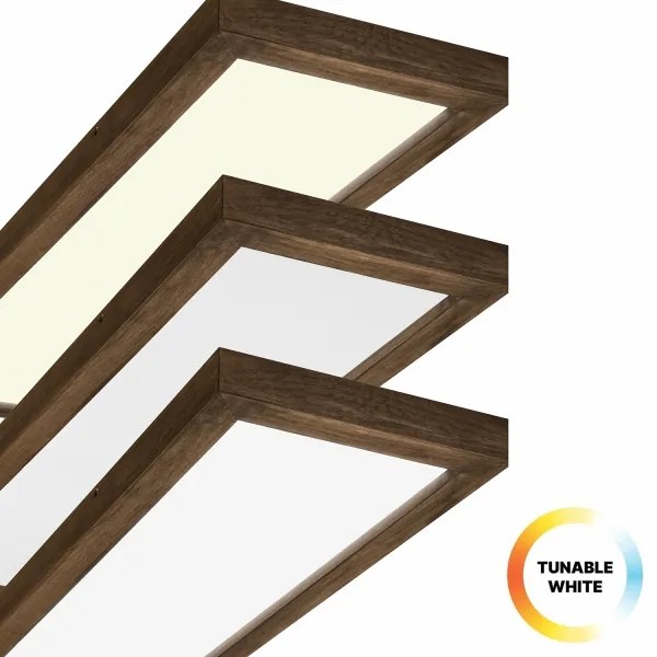 Brilagi-LED állítható fényű WOODY FRAME LED/50W/230V tölgy 120x30 cm IP44 +DO