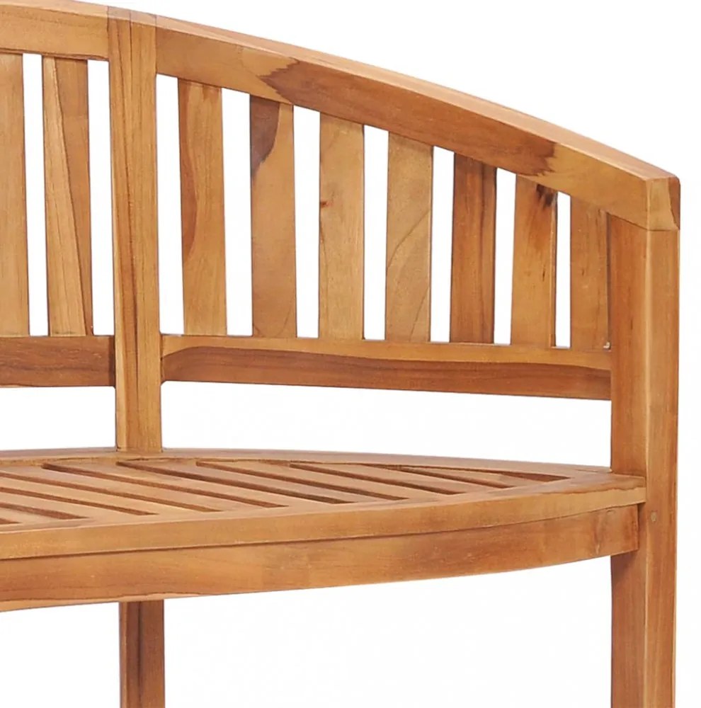 tömör tíkfa banán alakú pad 120 cm