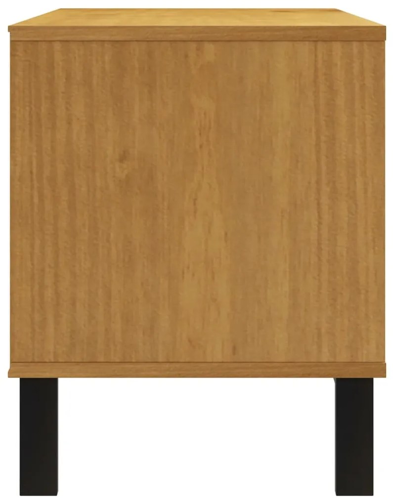 FLAM tömör fenyőfa TV-szekrény 110 x 40 x 50 cm