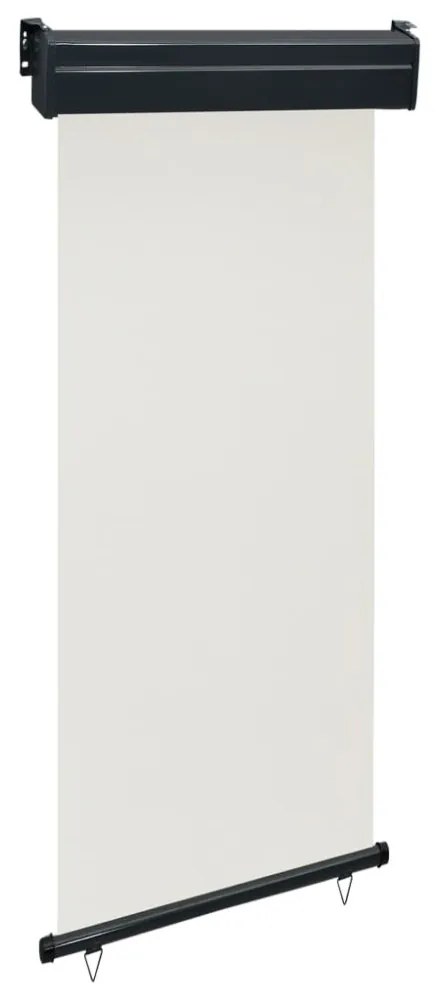 krémszínű oldalsó terasznapellenző 85 x 250 cm