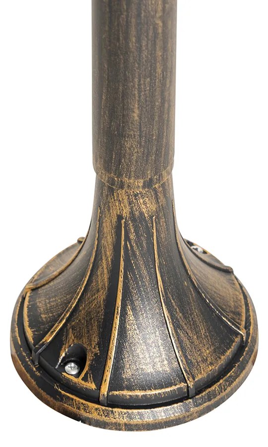 Okos kültéri lámpa antik arany 125 cm IP44 WiFi-vel A60 - Daphne