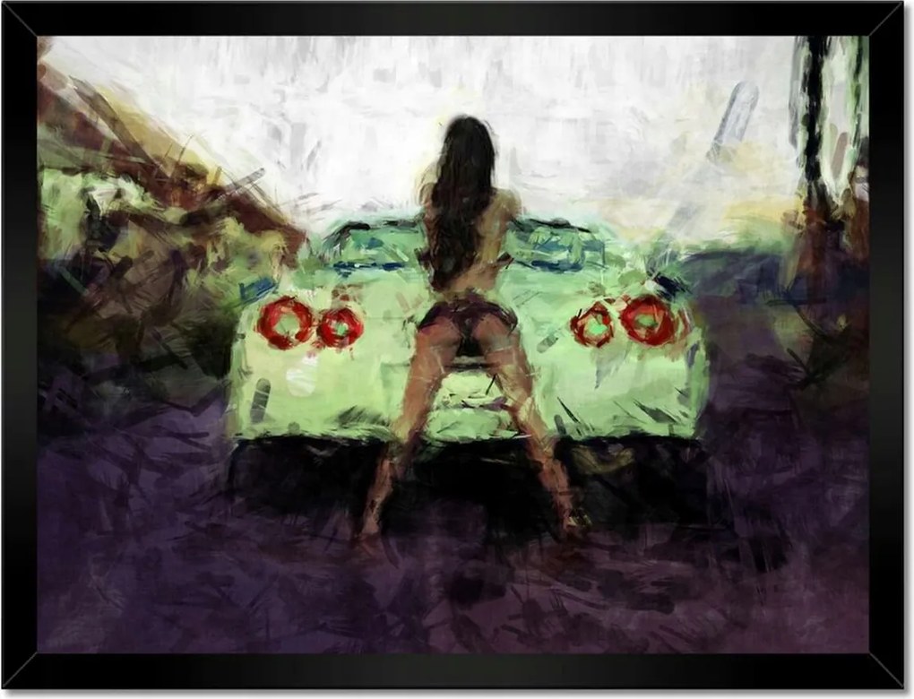 Poszterek keretben 40x30 Nissan Gtr