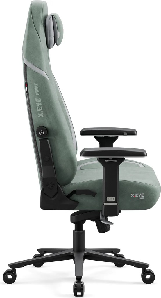 Gamer szék Normal Size zöld-fekete: Diablo X-Eye Prime Gothic Green