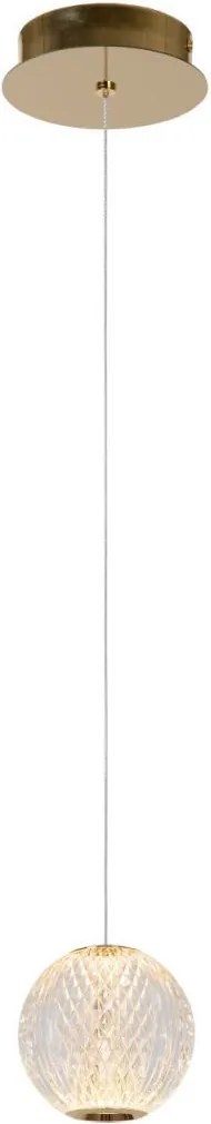 LUCIDE 13499-04-60 CINTRA Egyágú Függesztett Lámpa Akril LED IP20