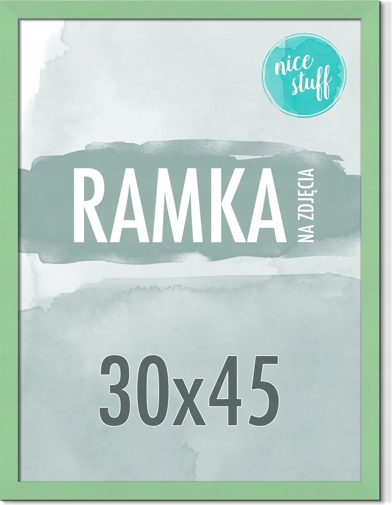 Képkeret 30x45 Képkeret 45x30 Mdf Menta Zöld