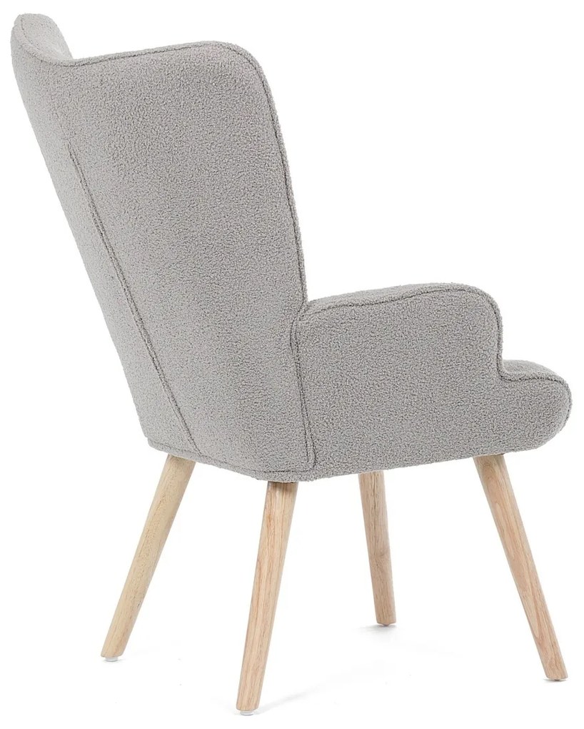 Bouclé GREY2 fotel, szürke