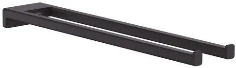 Hansgrohe AddStoris törülközőtartó fekete matt színben 41770670