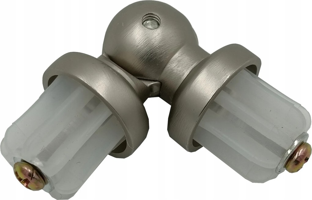 Szögcsatlakozó Függönykarnis Ø19mm Szatén