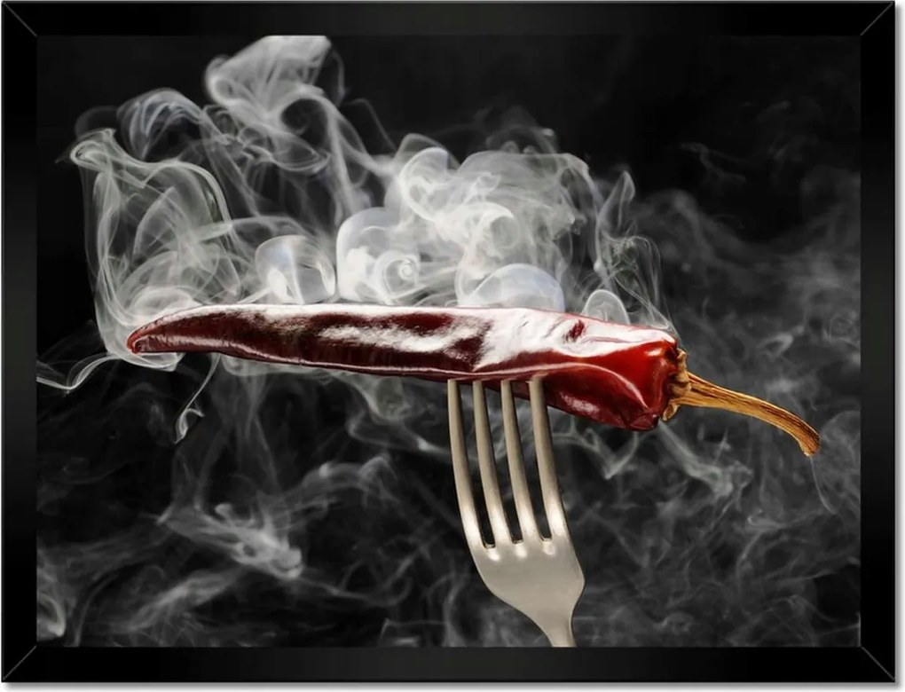 Poszterek keretben 40x30 Csípős chili paprika