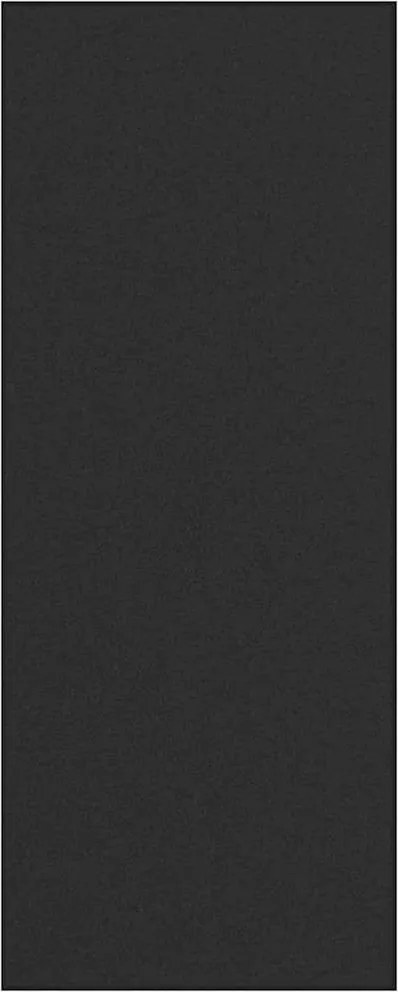vidaXL Ajtószőnyeg Egyéb Fekete 120 x 300 cm Polipropilén és vinil