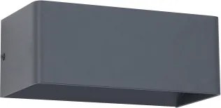 Brilagi - LED kültéri fali lámpa DONNANI LED/7W/230V 20 cm antracit IP44