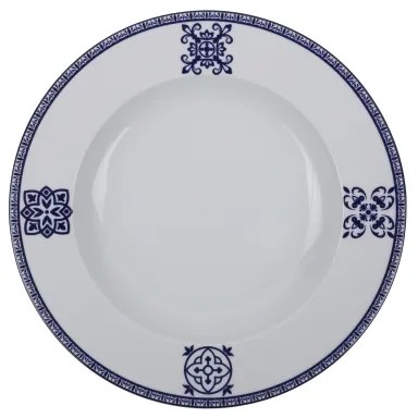 24 darabos kék porcelán étkészlet