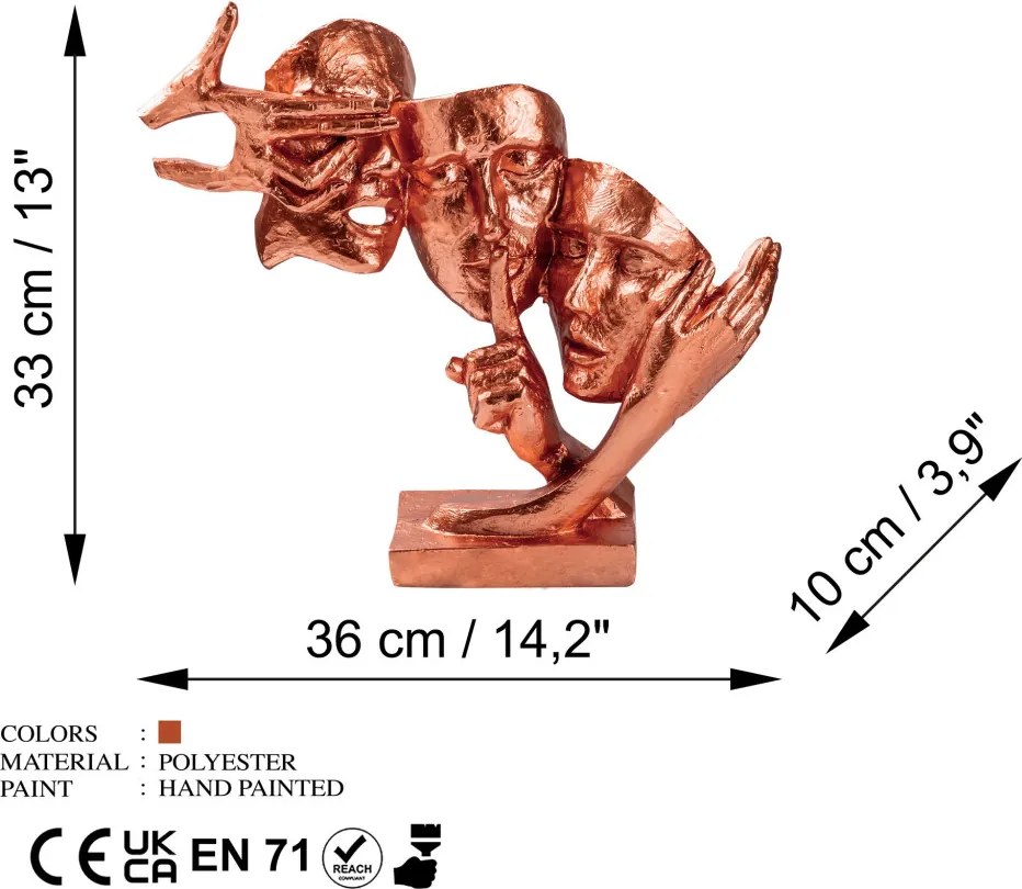 Dísztárgy, 36 cm – Yak-034-A