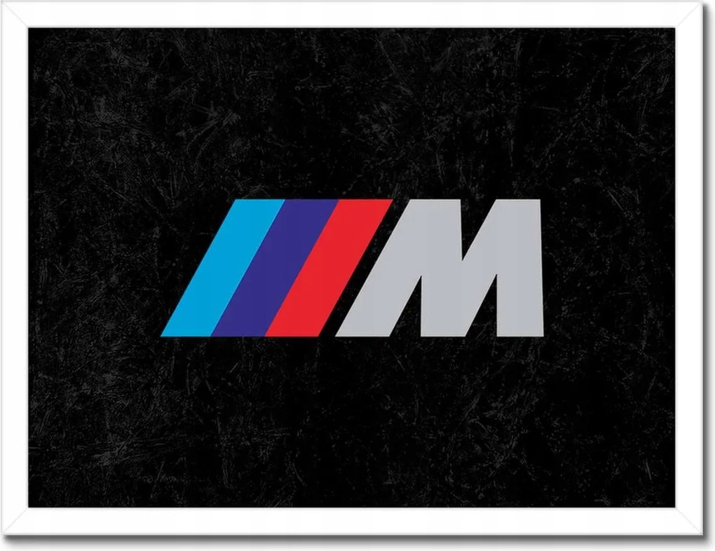 Poszterek keretben 40x30 M Power bélyeg Bmw Auto