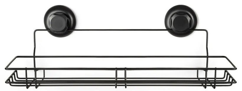 Bestlock Black Kitchen Shelf fekete öntapadós fali polc, 45,5 x 12 cm - Compactor