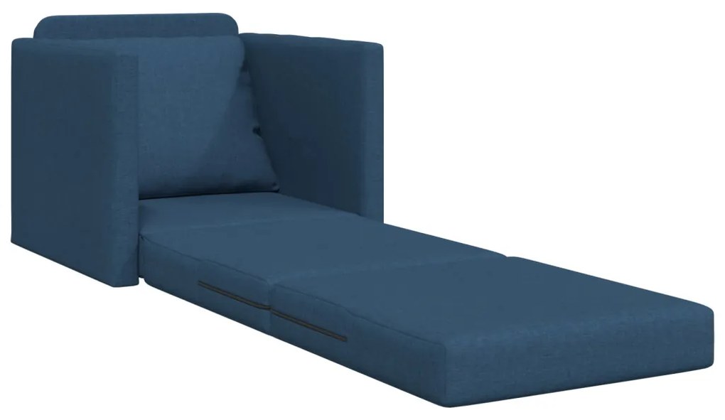 Pad Sofa Ágy 2-in-1 Kék 74x77x81 cm Szövet