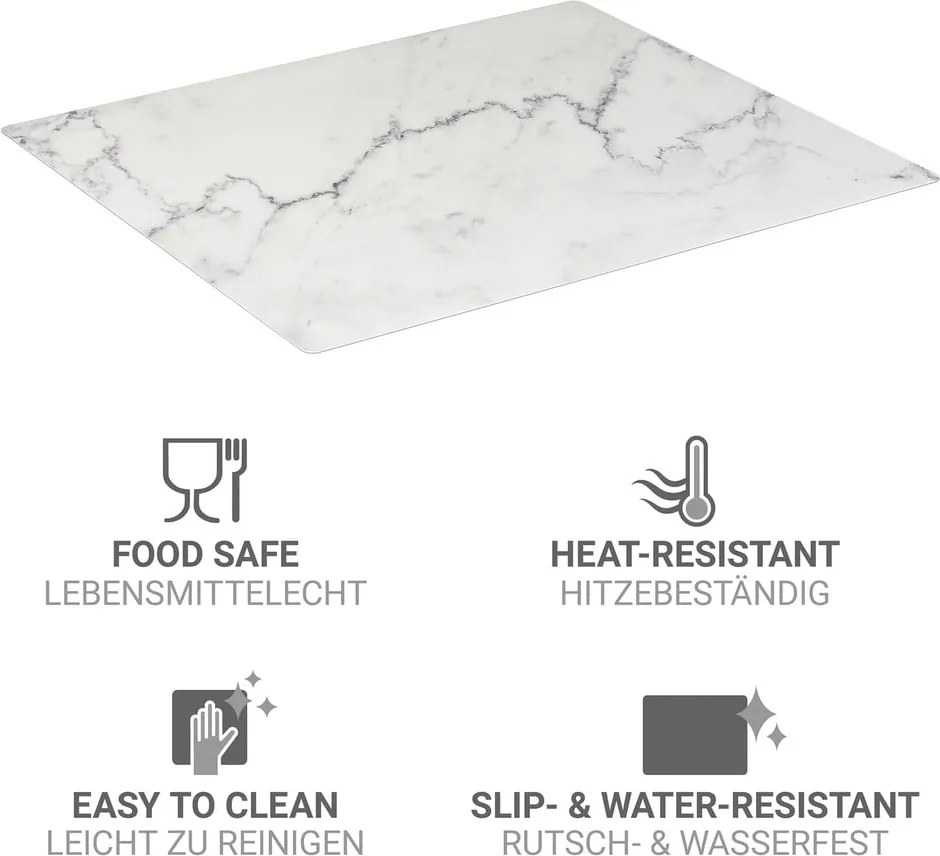 PVC tűzhely fedőlap 60x52 cm Marble – Wenko