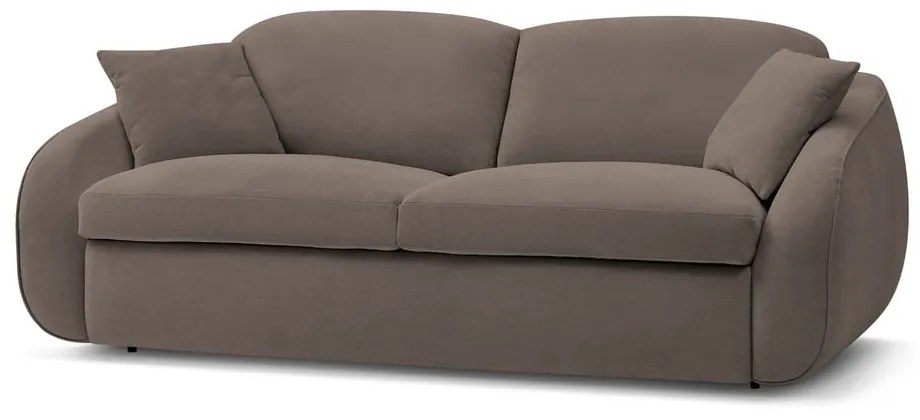 Barna kinyitható kanapé 235 cm Cezanne – Bobochic Paris