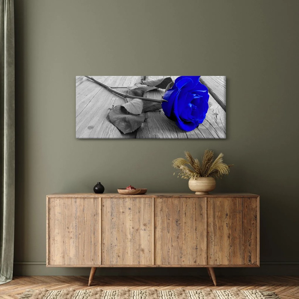 Kép - Kék rózsa (120x50 cm)
