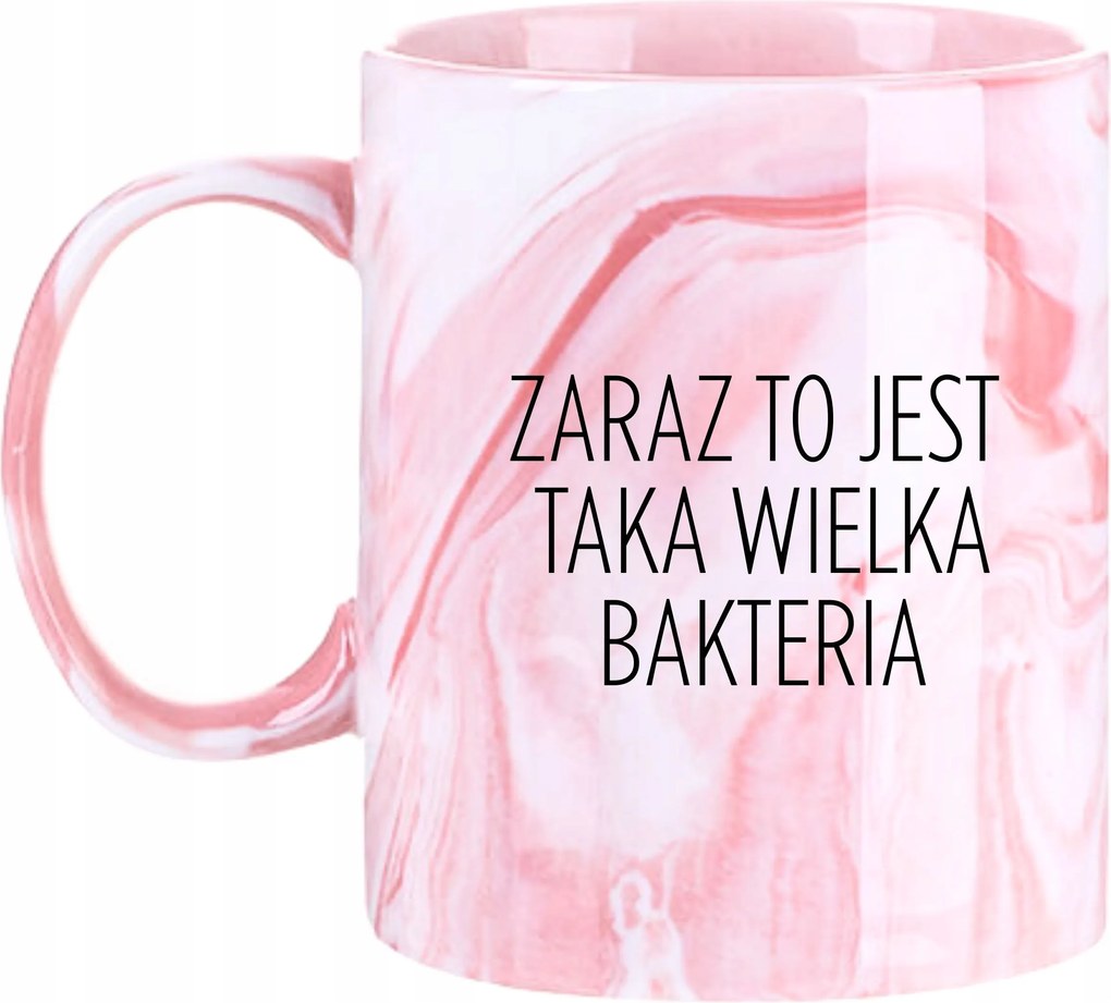 Bögre Márvány Ajándék Vicces Nap Van Egy Ilyen Nagy Baktérium