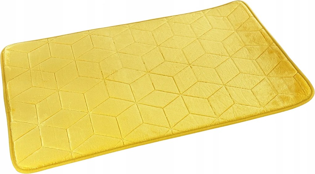 Fürdőszobaszőnyeg Sumba Csúszásgátló Járda Mézsárga 45x75 cm