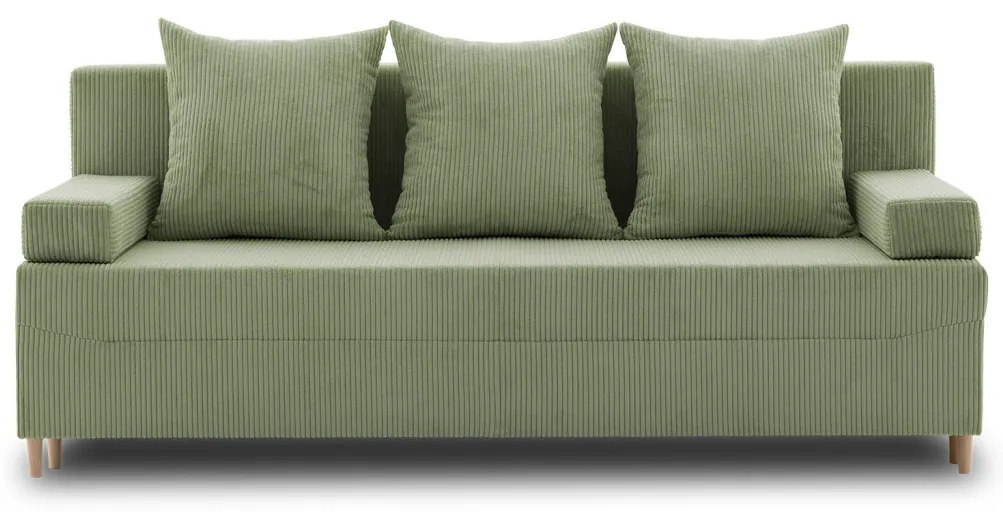 Fireze kanapé, kordbársony, zöld