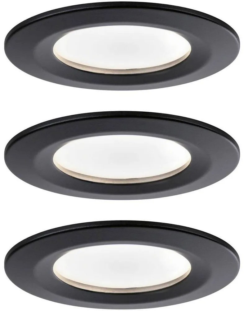 Paulmann 94473 - KÉSZLET 3xLED/6W IP44 Fürdőszobai beépíthető lámpa NOVA 230V