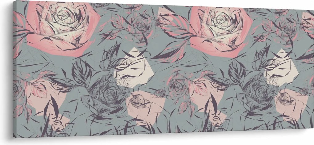 Kép - Rózsák (120x50 cm)