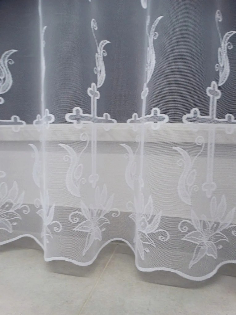 Mg Függöny 35774 Fehér 250cm lengyel Minőség 0,5m Szakrális