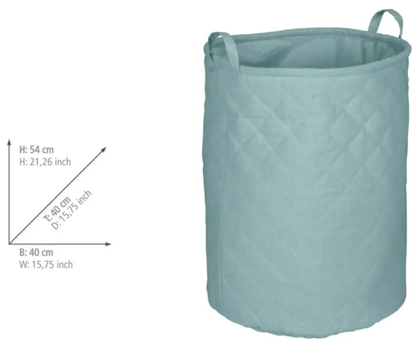 Világoszöld textil szennyeskosár 67 l Tom Tailor – Wenko