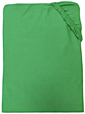 Jersey zöld kiwi lepedő TiaHome - 160x200cm