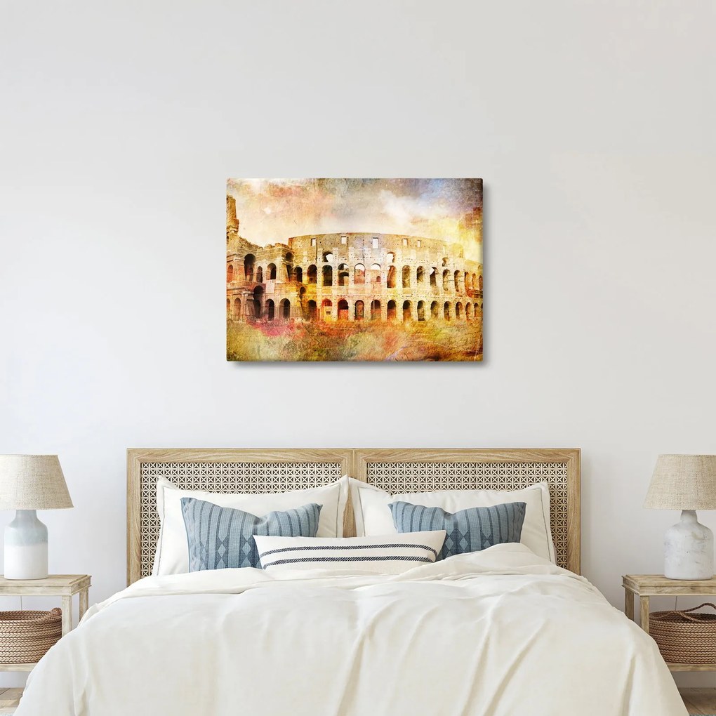 Kép - Digitális festészet, Colosseum, Róma, Olaszország (70x50 cm)